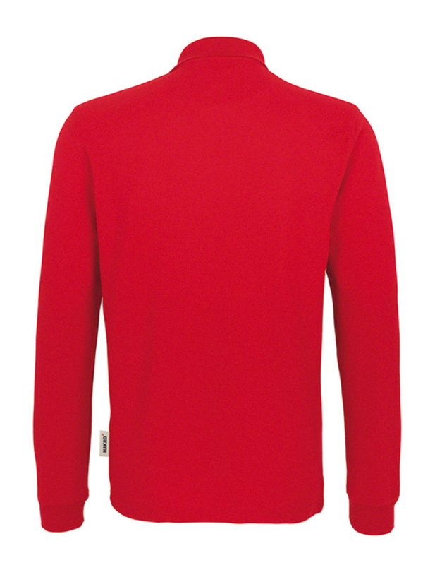 Poloshirt Freddie Langarm Rot